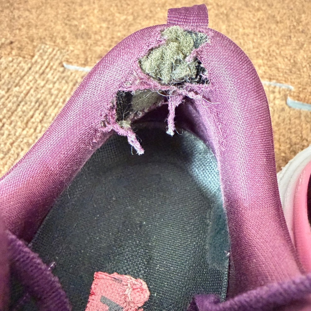 D+ shoe gym Hoka Bondi 8 Womens Running Shoes Purple Pink Road Sneakers 1127952 - Picture 12 of 13